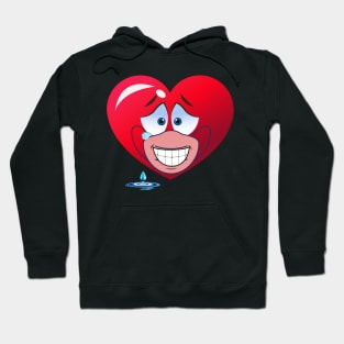 Masking a sad heart with a smile Hoodie